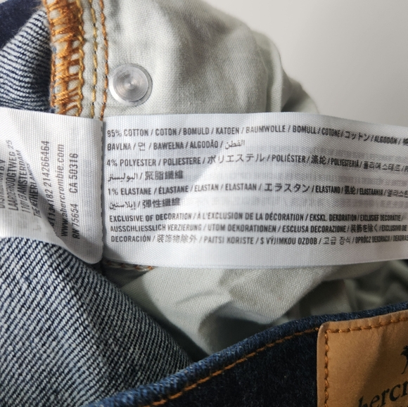 Abercrombie Kids Straight Leg Blue Jeans Size 9 10 Boys - Picture 6 of 6